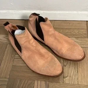 Paul Smith mens faded salmon pink suede Chelsea boots mens size 9 vintage Paul Smith Suede Boots for Men for Sale | Shop New & Used  main image 4